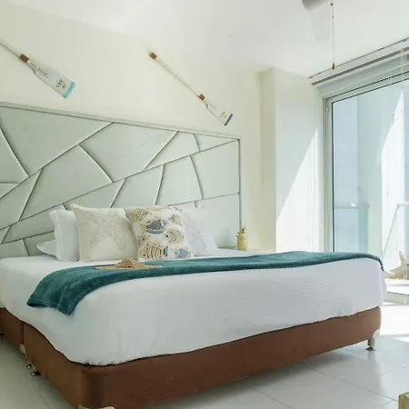 Apartamento Mo3-420 Apto Vista Increible Frente Al Morros Cartagena